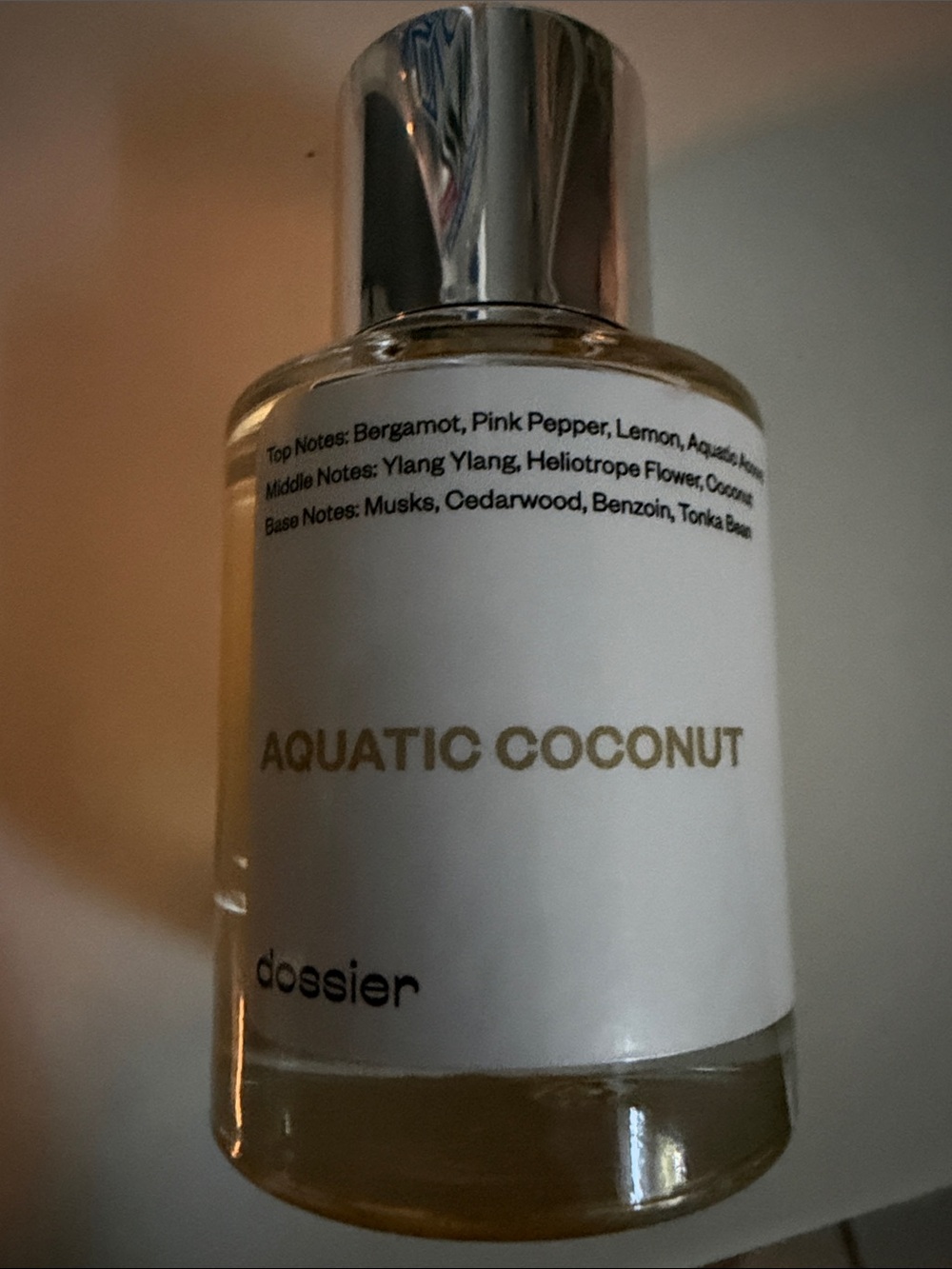 Dossier Aquatic Coconut Women's Fragrance - White